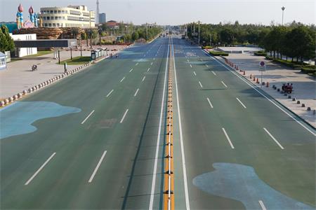 沥青路面改色
